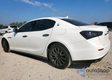 2014 Maserati Ghibli z USA, uszkodzony, nr VIN ZAM57XSA6E1084368